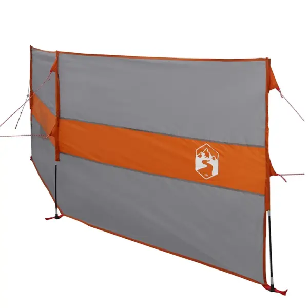 Matka tuuletõke veekindlast polüestrist, hall ja oranž, 344 x 120 cm – 4