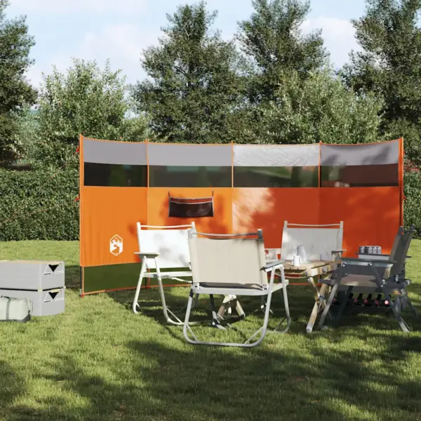 Veekindel matka tuuletõke võrkakendega, oranž, 366 x 152 x 152 cm – 3