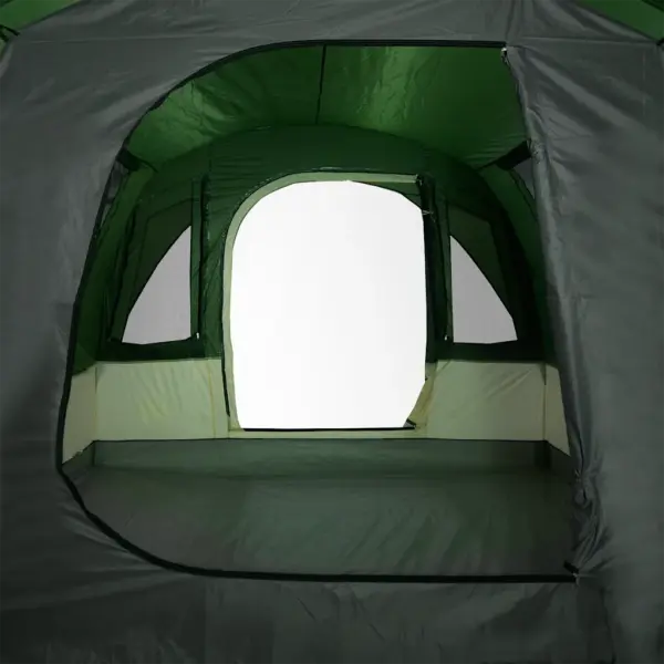 Matkatelk 3 inimesele, tunneltelk varikatusega, roheline, veekindel, 400 x 260 x 210 cm – 9