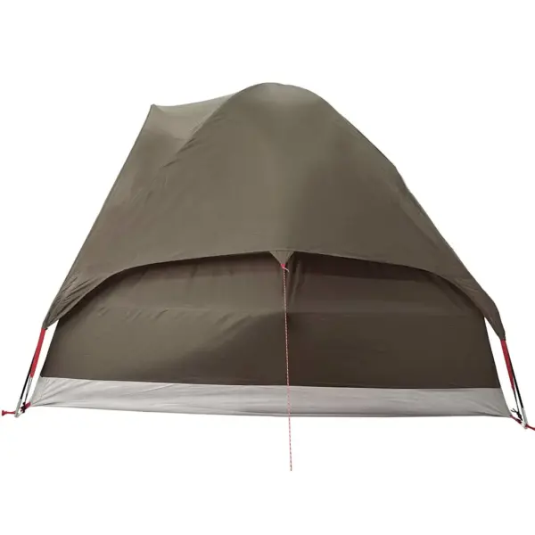 Veekindel kuppelmatkatelk 4 inimesele, pruun, PU-kattega 185T polüester, 277 x 217 x 155 cm – 9