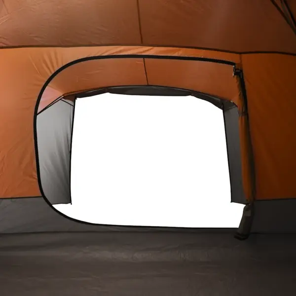 Veekindel verandaga matkatelk 4 inimesele, oranž, 350 x 280 x 155 cm – 12
