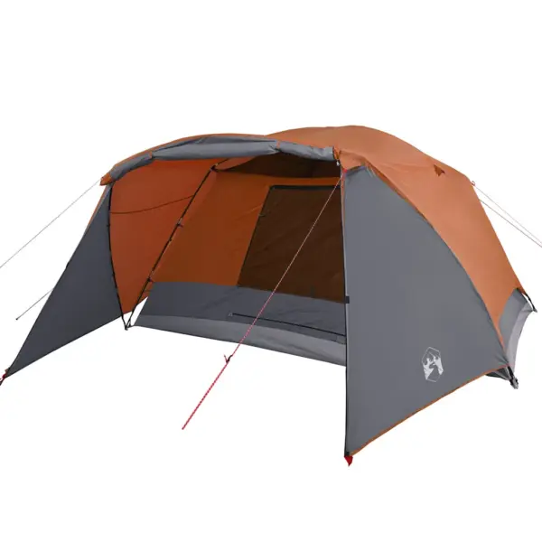 Veekindel verandaga matkatelk 4 inimesele, oranž, 350 x 280 x 155 cm – 4