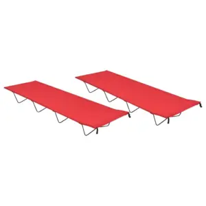 Matkavoodid 2 tk, 180 x 60 x 19 cm, 600D oxford-kangas ja teras, punane