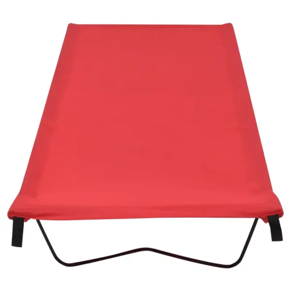 Matkavoodid 2 tk, 180 x 60 x 19 cm, 600D oxford-kangas ja teras, punane – 3