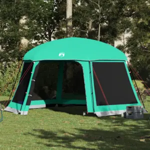 Basseinitelk eemaldatavate putukavõrkudega, mereroheline, kuni 400 cm basseinidele, 512 x 458 x 255 cm