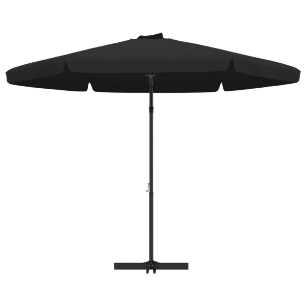 Aia päikesevari vändamehhanismiga, 300 cm, must, teraspostiga - 4