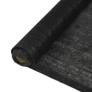 Must HDPE privaatsusvõrk rõdule ja aeda, 2 x 25 m