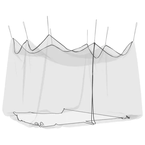Ristkülikukujuline õuesääsevõrk 220 silmaga, must, 300 x 300 x 250 cm – 2