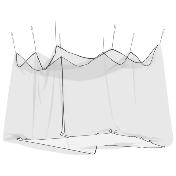 Ristkülikukujuline õuesääsevõrk 220 silmaga, must, 300 x 300 x 250 cm – 5