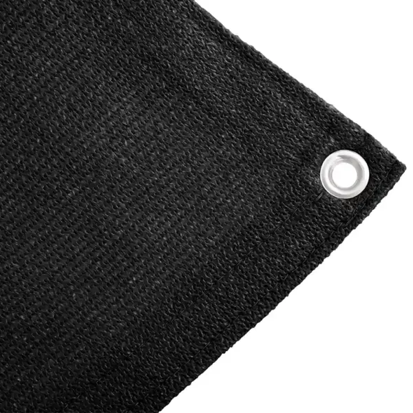 Ilmastikukindel telgimatt aasadega, must, 250 x 450 cm – 4