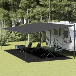 Telgimatt HDPE-st, must, 400 x 600 cm