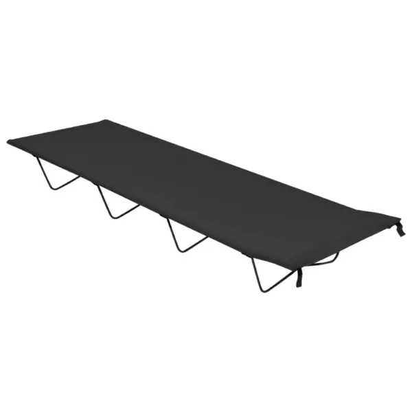 Matkavoodid 2 tk, must 600D oxford-kangas ja teras, 180 x 60 x 19 cm – 2
