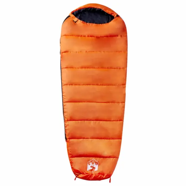 3 hooaja muumia magamiskott täiskasvanutele, oranž-must, 215 x 85 cm, kandekotiga – 2