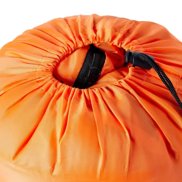 Muumia magamiskott täiskasvanutele, 3 hooaega, oranž-must, 208 x 71 cm, 10–20 °C – 3