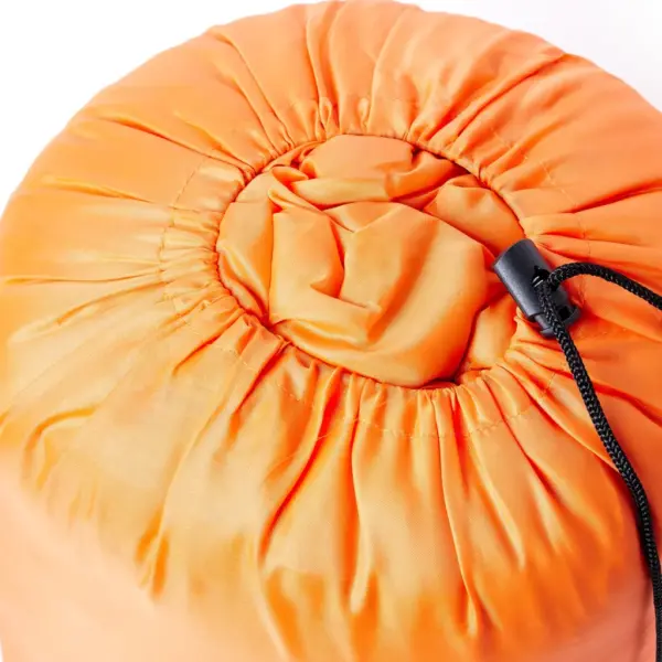 Muumia magamiskott täiskasvanutele, 3 hooaega, oranž-must, 215 x 85 cm – 4