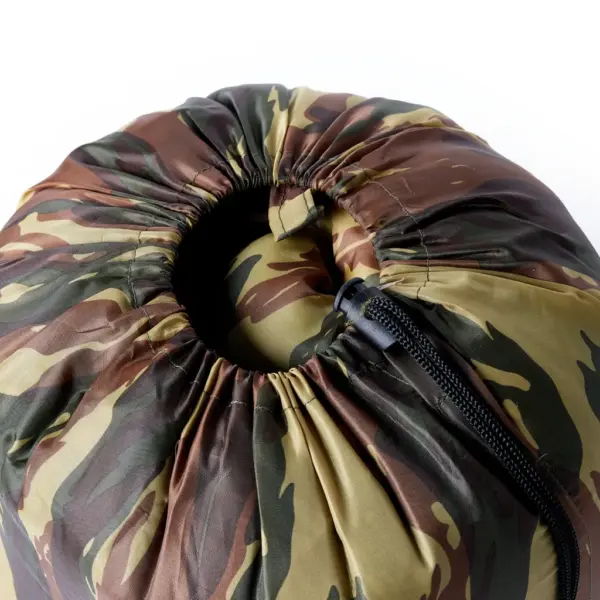 Muumia stiilis täiskasvanute magamiskott matkamiseks, kamuflaaž, 3 hooaega, 180 x 63 cm – 3