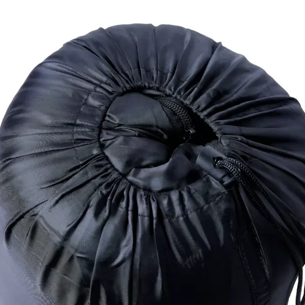Muumia stiilis täiskasvanute magamiskott matkamiseks, 3-hooajaline, must-punane, 208 x 71 cm – 3