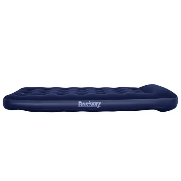 Bestway ühekohaline õhkmadrats sisseehitatud jalgpumbaga, tumesinine, 185 x 76 x 28 cm – 7