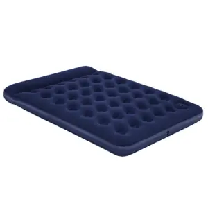 Bestway õhkmadrats sisseehitatud jalgpumbaga, tumesinine, 203 x 152 x 28 cm