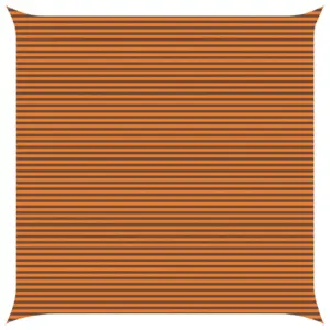 UV-kindel kandiline päikesepuri terrassile, oranž/pruun, 7 x 7 m, 100% polüester Oxford