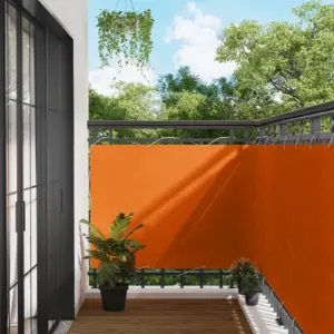 Rõdu privaatsuskate, oranž, UV- ja veekindel Oxfordi kangas, 110 x 700 cm