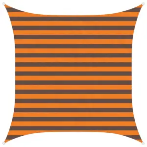 Kandiline UV-kindel päikesepuri oranž ja pruun, 2 x 2 m, polüester Oxford