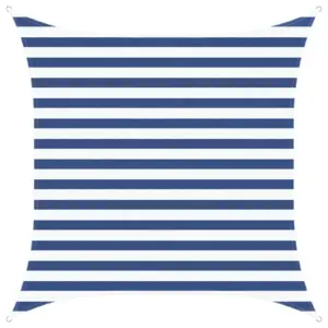 Päikesepuri välitingimustesse, kandiline, sinine-valge, 2 x 2 m, polüester Oxford
