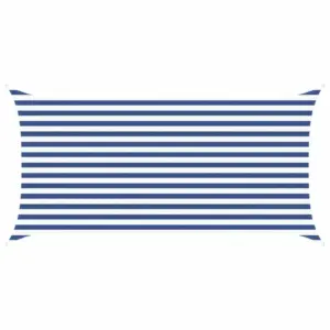 Päikesepuri sinine-valge 4 x 2 m, UV- ja veekindel polüester Oxford