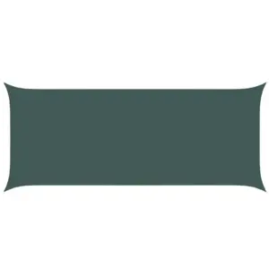 Päikesepuri terrassile ja aeda, tumeroheline, ristkülik, 6 x 2,5 m, 100% Oxford-polüester