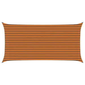 Ristkülikukujuline päikesepuri, oranž/pruun, 6 x 3 m, polüester oxford