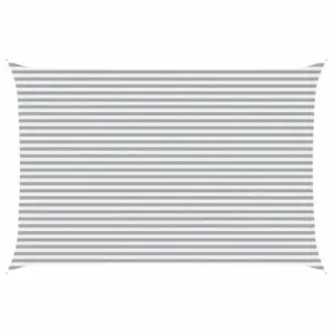 Ristkülikukujuline UV-kindel päikesepuri, helehall/valge, 6 x 4 m, Oxford-polüester