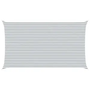 Päikesepuri rõdule ja terrassile, helehall-valge, 7 x 4 m, 100% Oxford-polüester