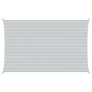 Ristkülikuline päikesepuri terrassile ja aeda, helehall-valge, 8 x 5 m, 100% Oxford-polüester