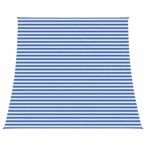 HDPE päikesepuri UV-kaitsega, sinine-valge, ristkülik, 5 x 4 m - 2