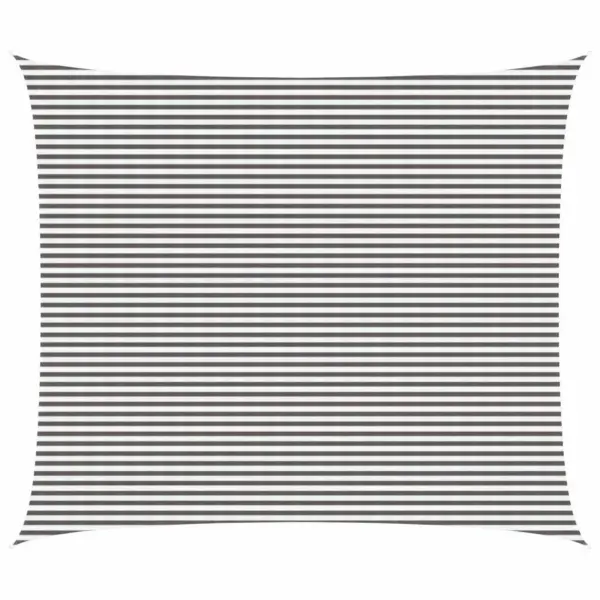 Päikesepuri HDPE, ristkülik, helehall-valge, 6 x 8 m – 2