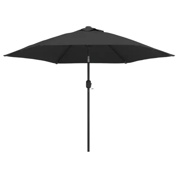 Päikesevari kallutatava metallpostiga, 300 cm, antratsiithall - 2