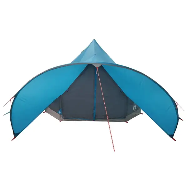 3-kohaline pere teepee telk 3-ühes katusega, sinine/hall, 312 x 312 x 197 cm – 5