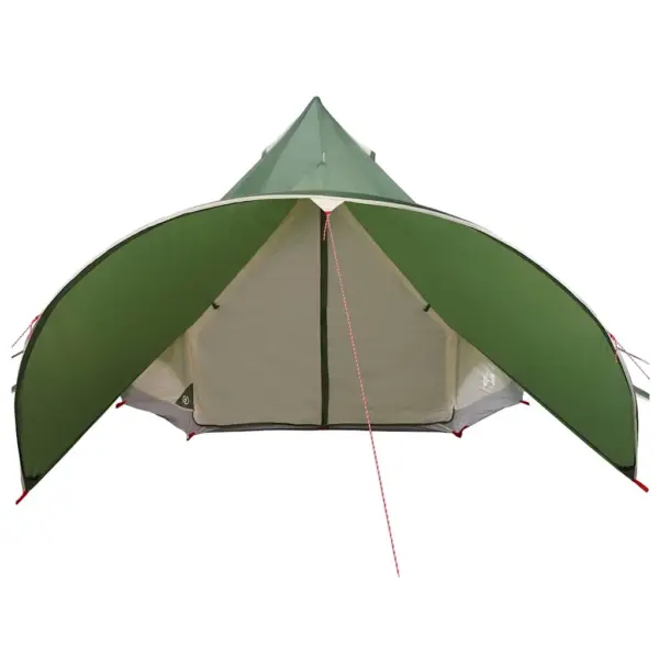 Pere teepee telk 3-ühes katusega, roheline/hall, 3-le, 312 x 312 x 197 cm – 5