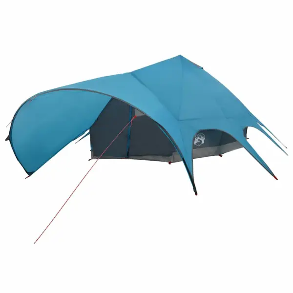 Pere teepee telk 9 inimesele, sinine-hall, veekindel, 502 x 502 x 297 cm – 4