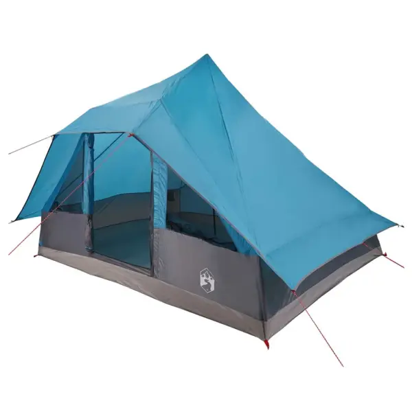 Pere tipi telk, sinine taft, 10-le, 364 x 281 x 257 cm – 2