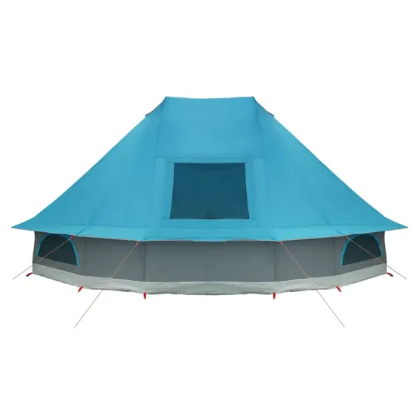 Pere tipi telk 10-le, sinine taft, E-pordi ja akendega, 680 x 430 x 270 cm – 6