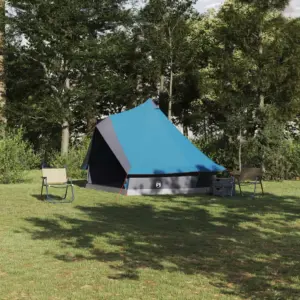 Pere tipi telk 8-le, sinine taft, 400 x 346 x 250 cm