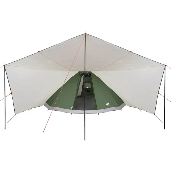 Pere tipi telk varikatuse ja õhuavaga, roheline, 12-le, 510 x 690 x 330 cm – 4