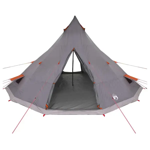 Perede tipi telk katusega, hall ja oranž taft, 12-le, 560 x 560 x 300 cm – 4