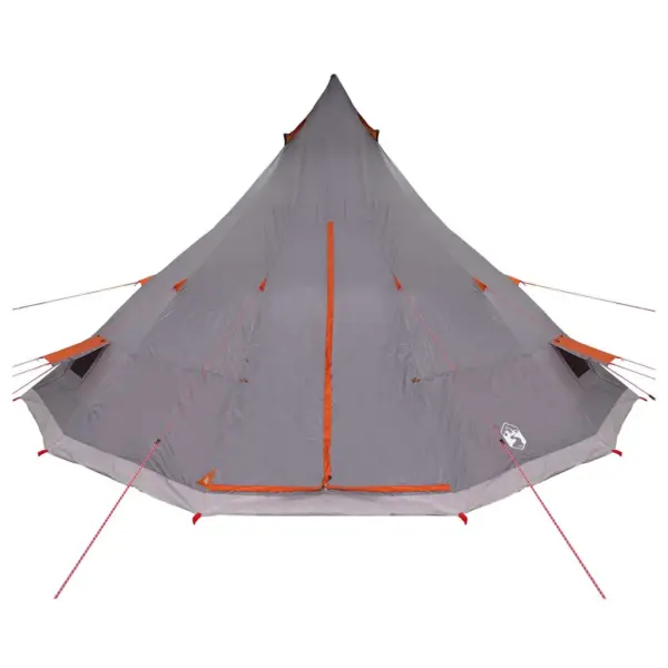Perede tipi telk katusega, hall ja oranž taft, 12-le, 560 x 560 x 300 cm – 10