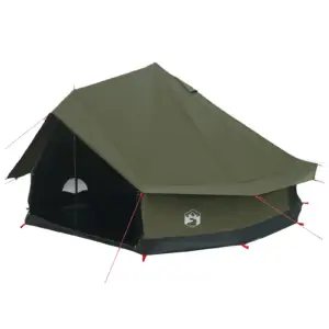 Peretelk 10 inimesele, armeeroheline, veekindel 185T polüester 500 x 500 cm