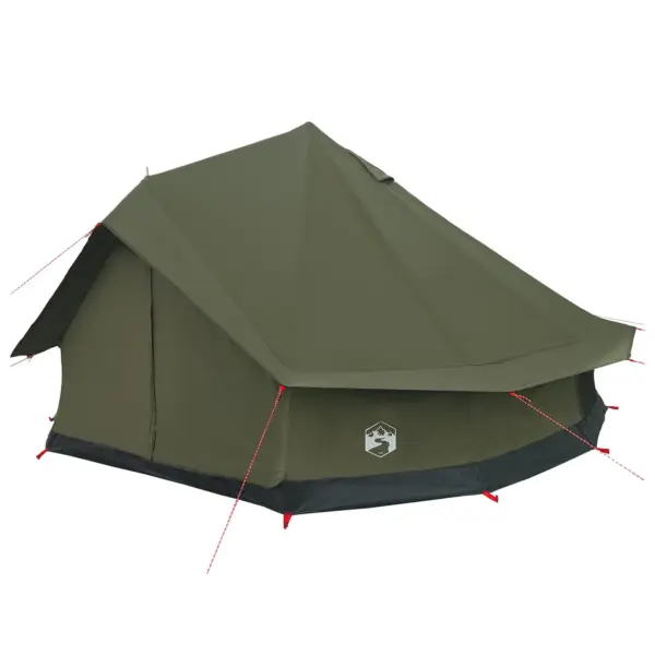 Peretelk 10 inimesele, armeeroheline, veekindel 185T polüester 500 x 500 cm - 2