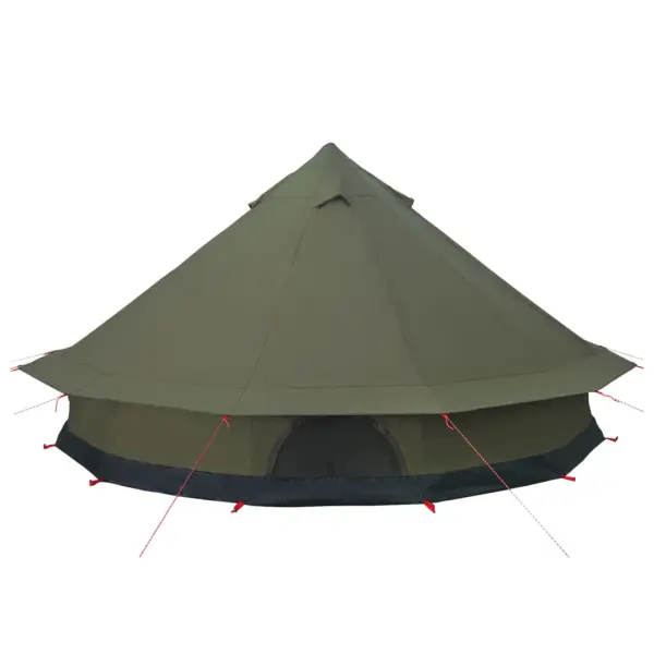 Peretelk 10 inimesele, armeeroheline, veekindel 185T polüester 500 x 500 cm - 5
