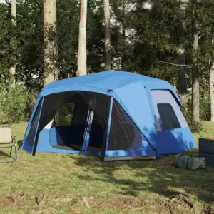 Kiirvabastusega peretelk 10 inimesele, sinine, veekindel, 443 x 437 x 229 cm