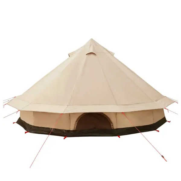 Veekindel peretelk 10 inimesele, kreemjas, 185T polüester PU-kattega, 500 x 500 x 298 cm – 5